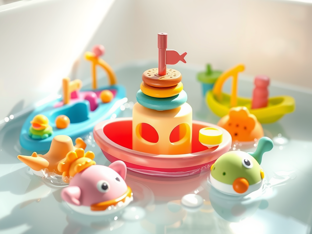 Sélection de jouets beaux et écologiques pour le bain !